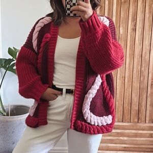 Anthropologie X Maeve Rope Knit Cardigan Sweater. oSFM